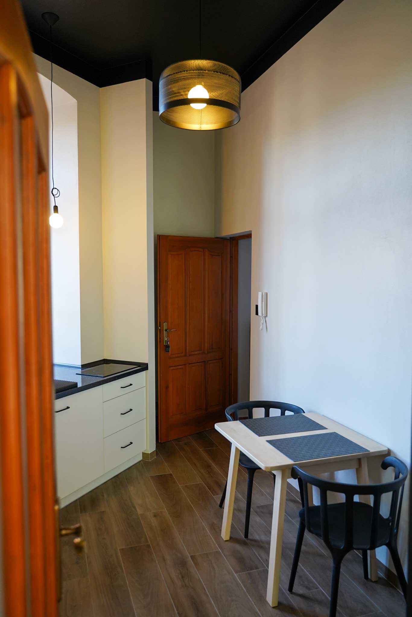 Jadalnia w Apartamentach na Wynajem w Świdnicy. Apartamenty w wieży 